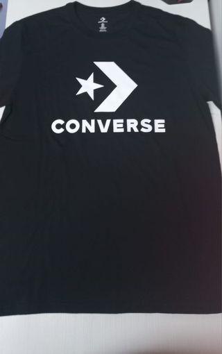 T-Shirt Converse nera