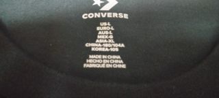 T-Shirt Converse nera