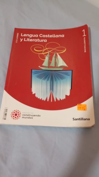 libro de lengua y literatura santillana 1° Bach