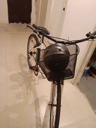 Bicicleta paseo blanca