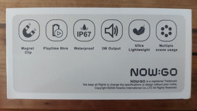 Altavoz portátil Ultra Pequeño. Resistente al agua