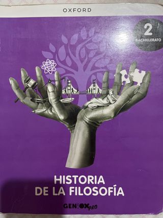 Historia de la Filosofía 2º Bachillerato. Libro...