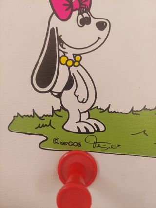Colgadores Snoopy vintage (1987)