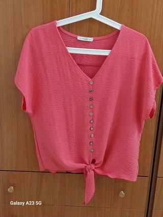 Blusa Florencia Rosa - Nudo