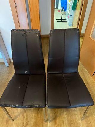 6 Sillas Comedor Marrón
