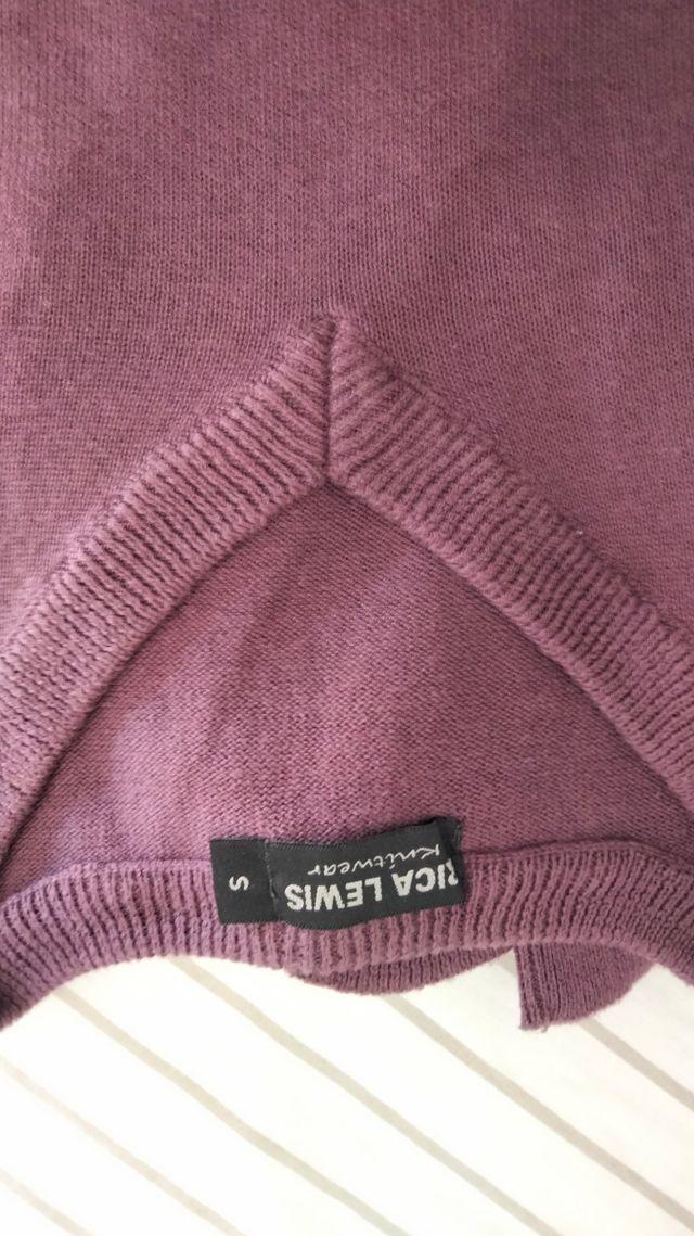 Maglione Uomo Viola - V collo