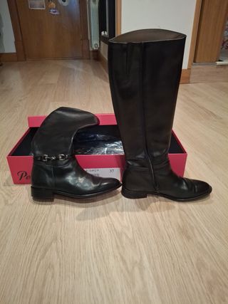 Botas Pertini Piel -  Negro