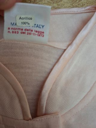 Camicia notte colore albicocca