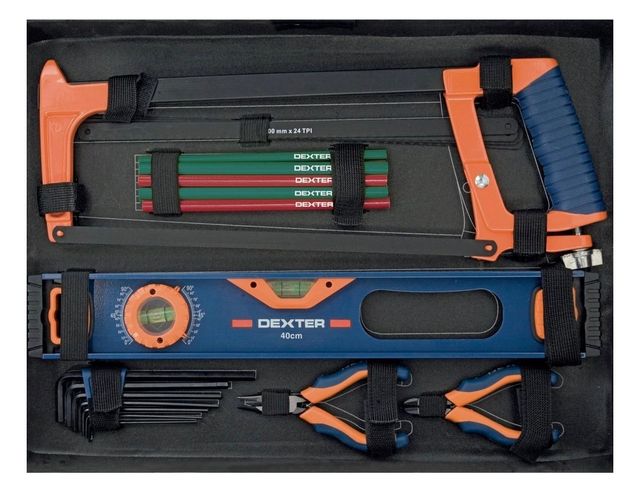 Maletín herramientas Dexter - 130 piezas