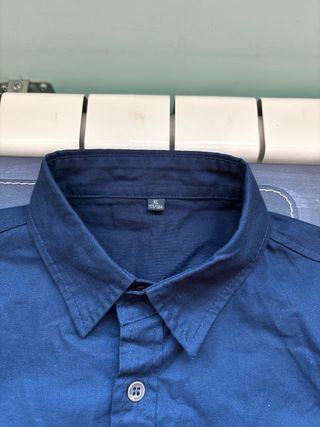 2 Camisas Militares - Azul y Verde Oliva