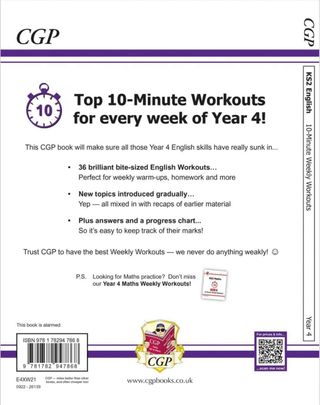 KS2 Year 4 English 10-Minute Weekly Workouts