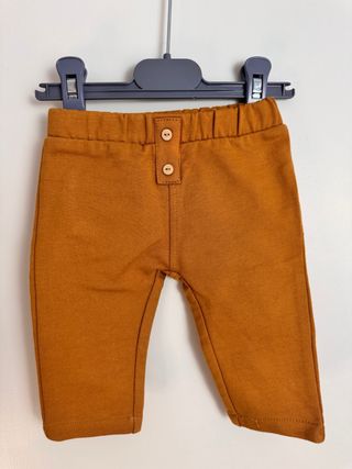 Pantalones bebé 1-3m, marrón