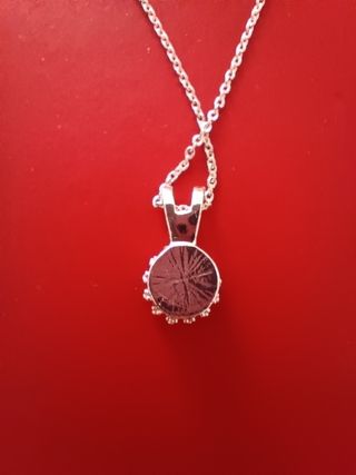 Cadena y colgante de plata