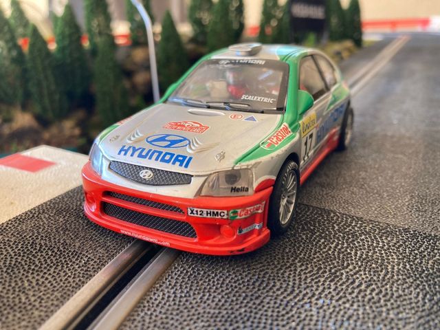 Hyundai Scalextric. Coche Slot Rally