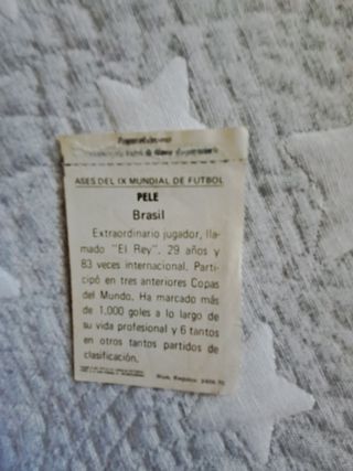 Cromo Pelé Mundial 1970