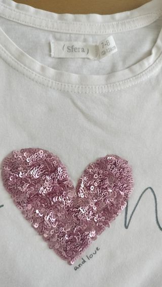 Camiseta Sfera niña 7-8 años