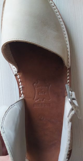 Abarcas menorquinas talla 37