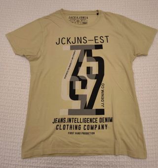 3 Camisetas Jack & Jones: Roja, Blanca y Amarilla