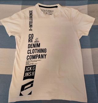 3 Camisetas Jack & Jones: Roja, Blanca y Amarilla