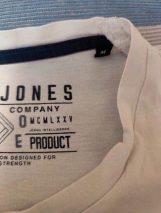 3 Camisetas Jack & Jones: Roja, Blanca y Amarilla