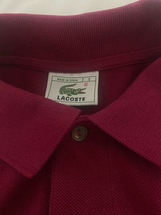 Polo Lacoste - Granate/Burdeos