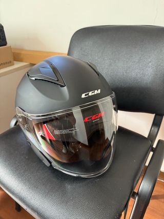 Casco moto CGM XXXL nero opaco