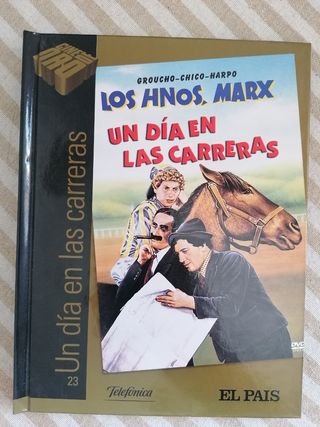 Libro DVD Hermanos Marx: Un día en las carreras