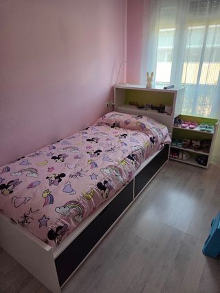 Cama individual con armario