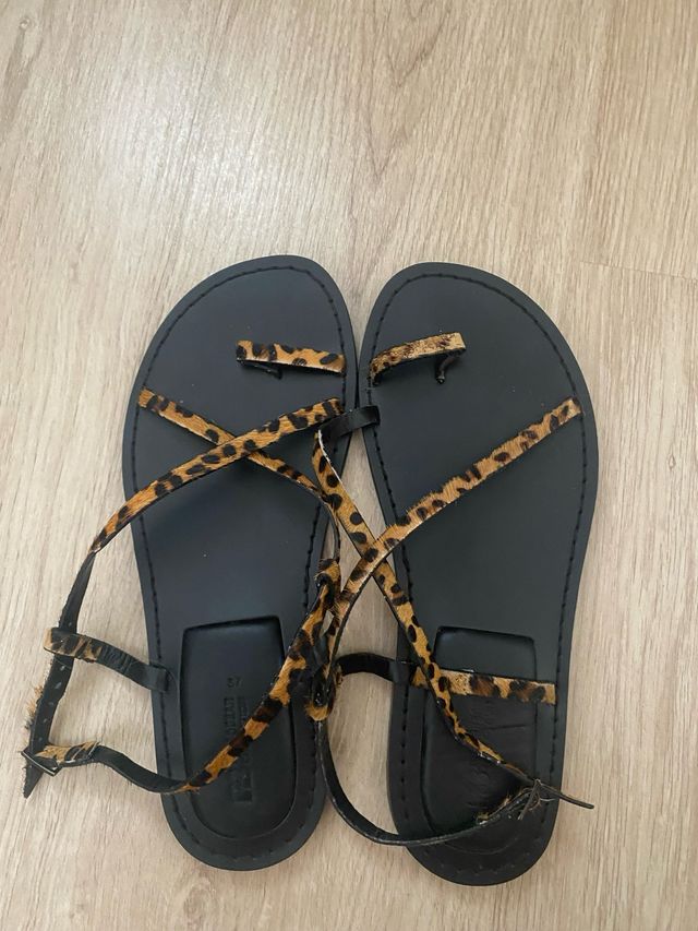 Sandalias Stradivarius - Leopardo