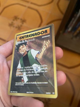 Carta Pokémon: Valentía de Brock