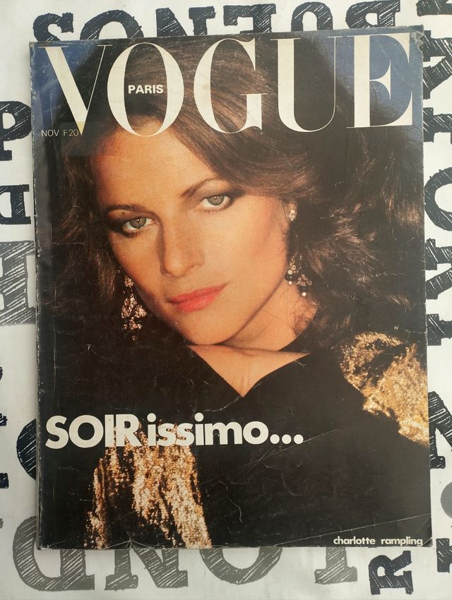 Revista VOGUE PARIS 1976 alta costura moda vintage