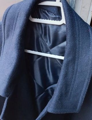 Abrigo lana azul XXL - Loden España