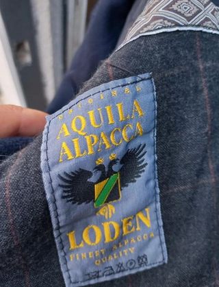 Abrigo lana azul XXL - Loden España