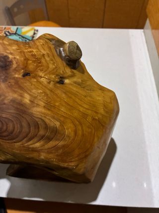 Cesta de madera artesanal