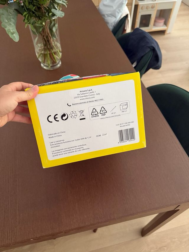 Foxy Bilingüe Chicco - Juguete educativo