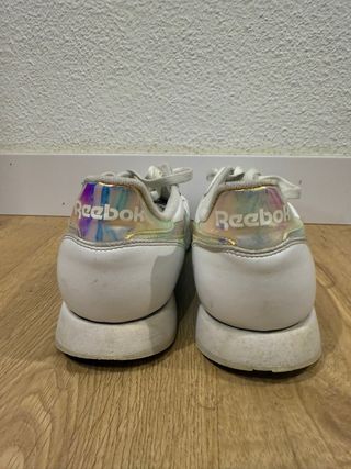 Reebok Classic Leather Blancas Iridiscentes