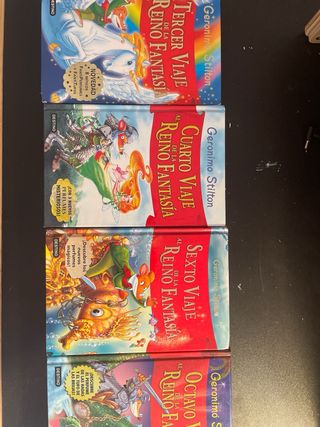 PACK 4 libros de Geronimo Stilton 