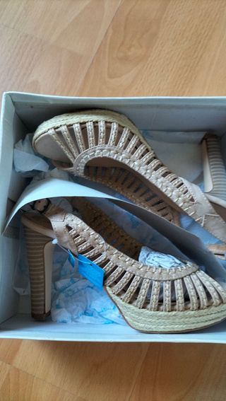 Sandalias Martinablue beige 36