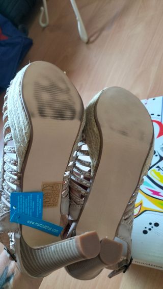 Sandalias Martinablue beige 36