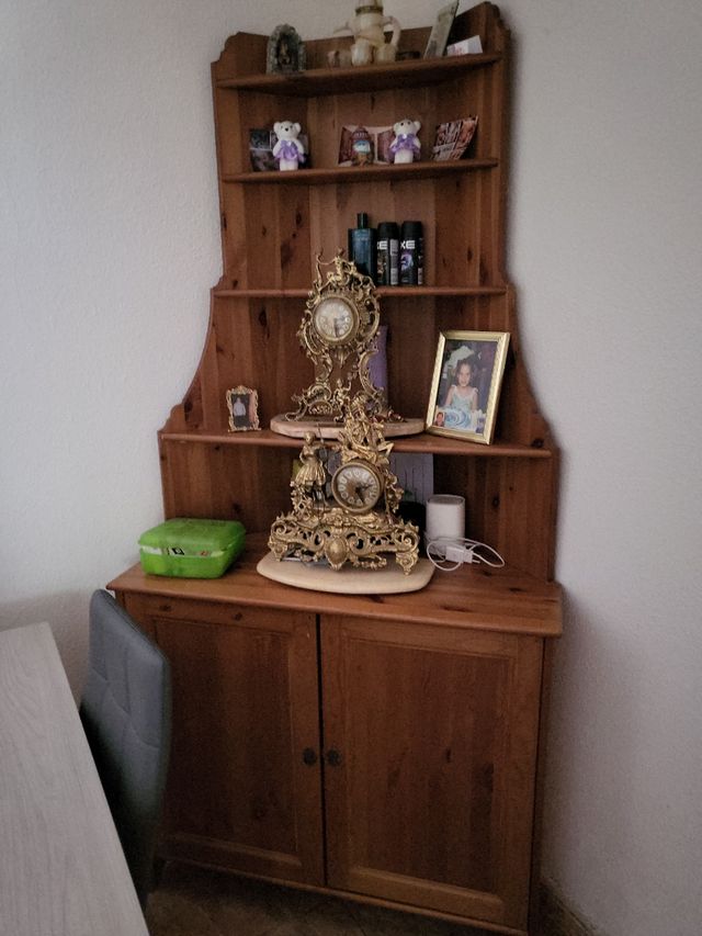 Armario esquinero madera maciza
