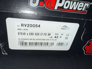 Zapatos seguridad U-POWER negros