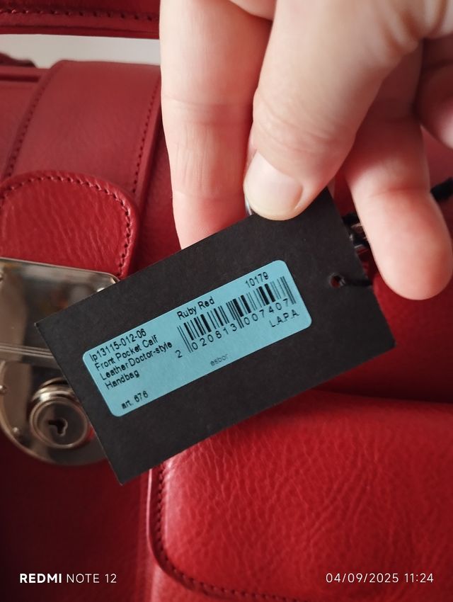 Borsa bauletto Vera pelle toscana