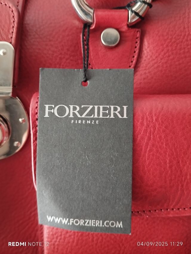 Borsa bauletto Vera pelle toscana