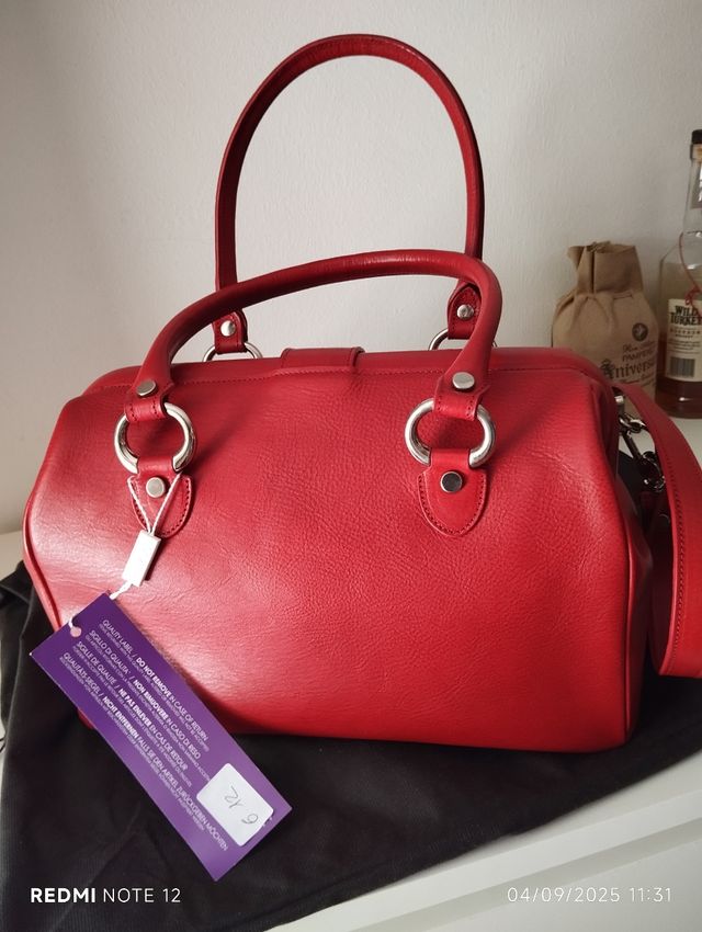 Borsa bauletto Vera pelle toscana