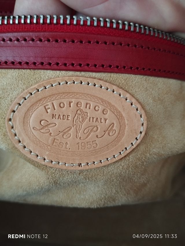 Borsa bauletto Vera pelle toscana