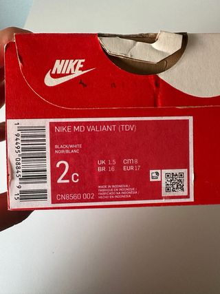 Zapatillas Nike MD Valiant bebé
