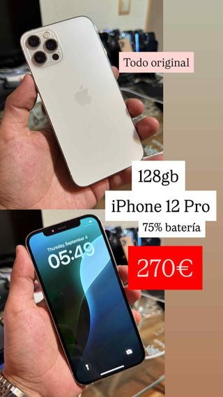 iPhone 12 Pro 128 gb bianco