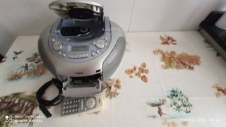 Radio Cassette CD Aiwa - Gris Plata