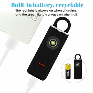 Alarma Personal 130dB Llavero Seguridad