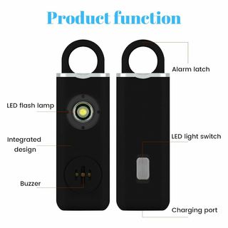 Alarma Personal 130dB Llavero Seguridad